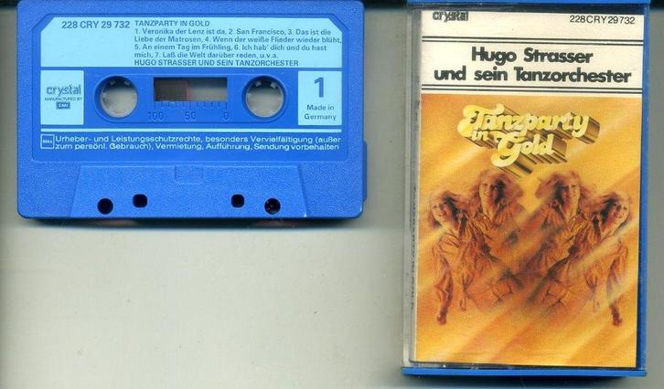 Hugo Strasser Und Sein Tanzorchester Tanzparty In Gold ZGAN, Cd's en Dvd's, Cassettebandjes, Zo goed als nieuw, Origineel, Pop