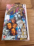 Metallica - A Year and a Half in the Life VHS, Vanaf 12 jaar, Ophalen of Verzenden, Zo goed als nieuw, Overige genres