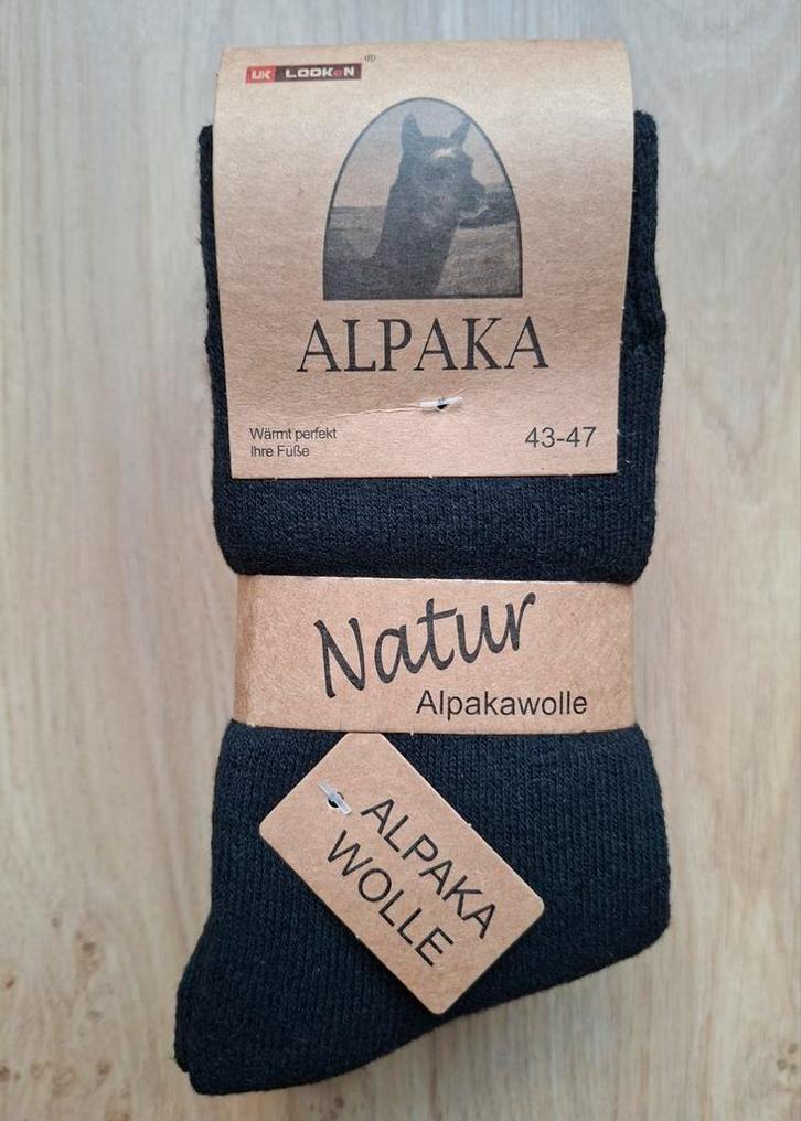 3 Paar Dunne Alpaka Wollen Sokken Maat 43-47 (Zwart), Kleding | Heren, Sokken en Kousen, Nieuw, Maat 43 t/m 46, Zwart, Ophalen of Verzenden