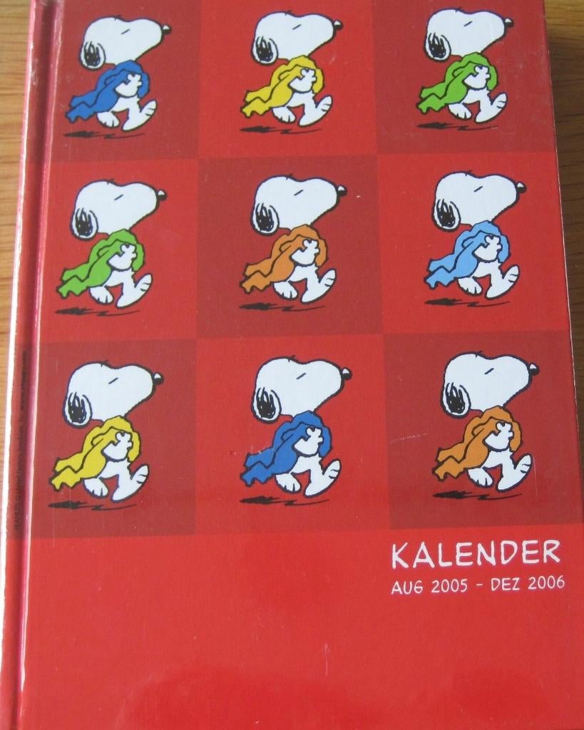 Duitse Snoopy agenda - aug 2005 - dez 2006 - nieuw - geseald, Ophalen of Verzenden, Nieuw, Tv, Overige typen