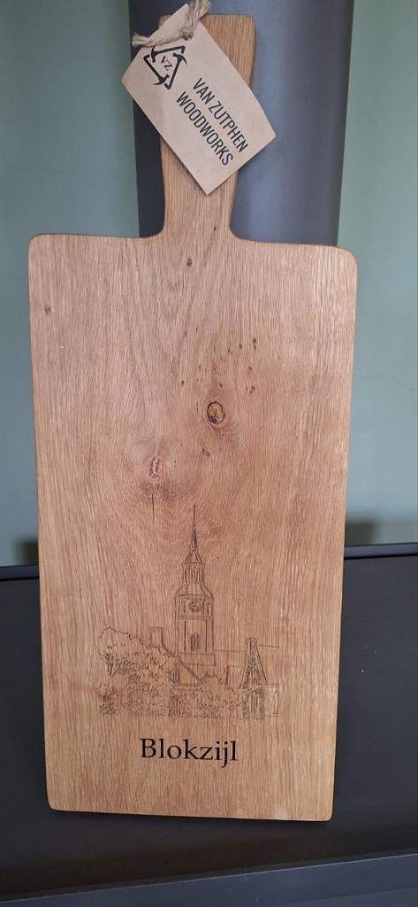 Mooie serveerplank Blokzijl, Huis en Inrichting, Keuken | Keukenbenodigdheden, Ophalen of Verzenden, Nieuw