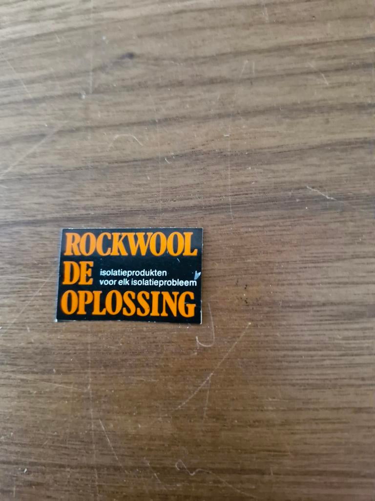 6903 Rockwool isolatie sticker, Ophalen of Verzenden, Nieuw