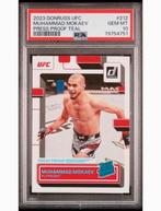 Psa-10 2023 DONRUSS UFC MUHAMMAD MOKAEV PRESS PROOF TEAL, Spelerskaart, Nieuw, Ophalen of Verzenden, H