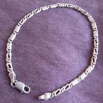 Zilveren Figaro Armband 19,5 cm Gehalte 925, Verzenden, Zo goed als nieuw, Zilver, Zilver