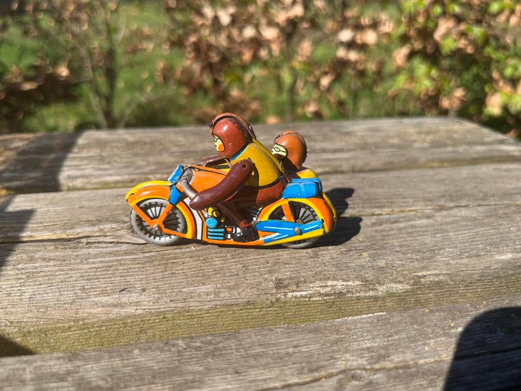 Blikken dubbelzitter motor klein, Ophalen of Verzenden, Zo goed als nieuw, Overige