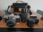 Praktica MTL3 camera met twee lenzen en tas, Audio, Tv en Foto, Fotocamera's Analoog, Ophalen