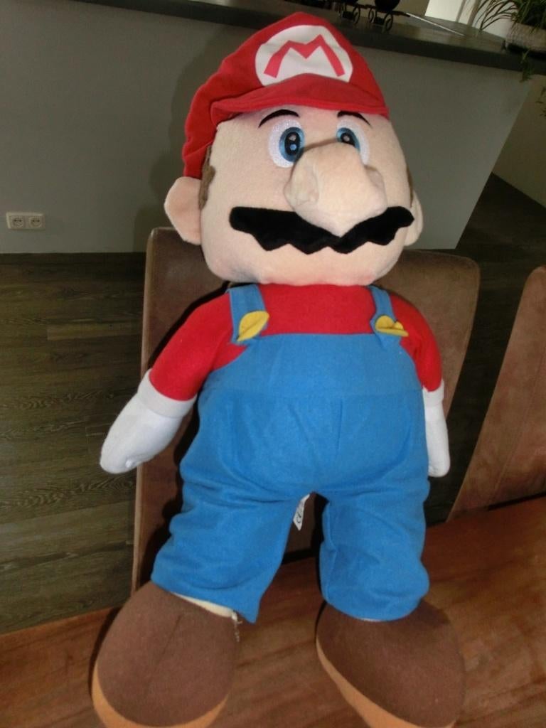 Suoer Mario knuffel, Kinderen en Baby's, Speelgoed | Knuffels en Pluche, Ophalen of Verzenden, Zo goed als nieuw, Overige typen