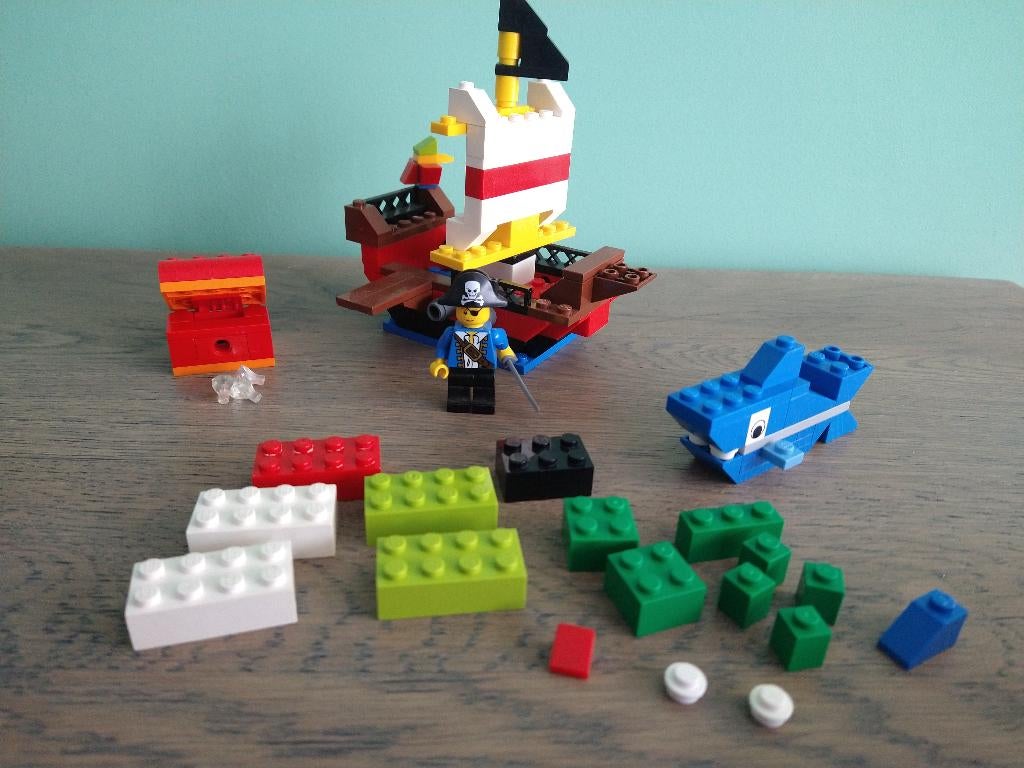 Lego piraten 6192 boot piraat juniors easy build, Ophalen of Verzenden, Zo goed als nieuw, Complete set, Lego