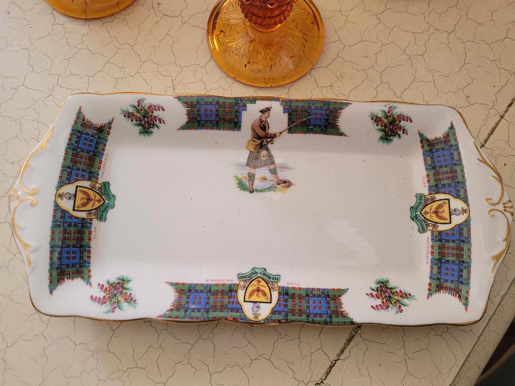 Punt gave oude Schotse cakeschaal, Heikant 21 Kaatsheuvel, Belle Vieille Brocante, Ophalen of Verzenden, Jolandamonsieurs@gmail.com
