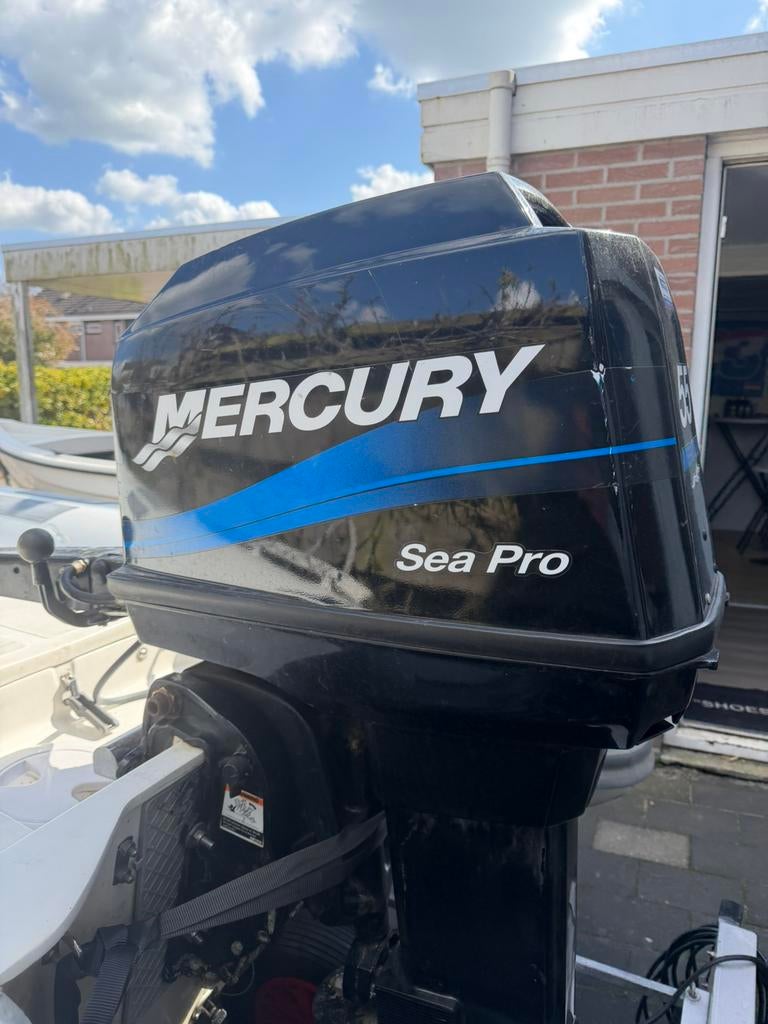 55pk mercury seapro, Ophalen, Zo goed als nieuw, Motor en Techniek