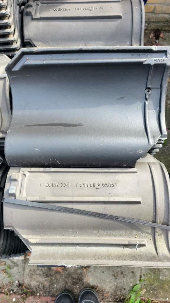 Wienerberger (Koramic) OVH Klassiek dakpan Zwart Satinet, Doe-het-zelf en Verbouw, Dakpannen en Dakbedekking, Steen of Klei, Zwart