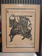 Zeldzame tentoonstellingsposter 1958 - Kees Andréa, Ophalen of Verzenden