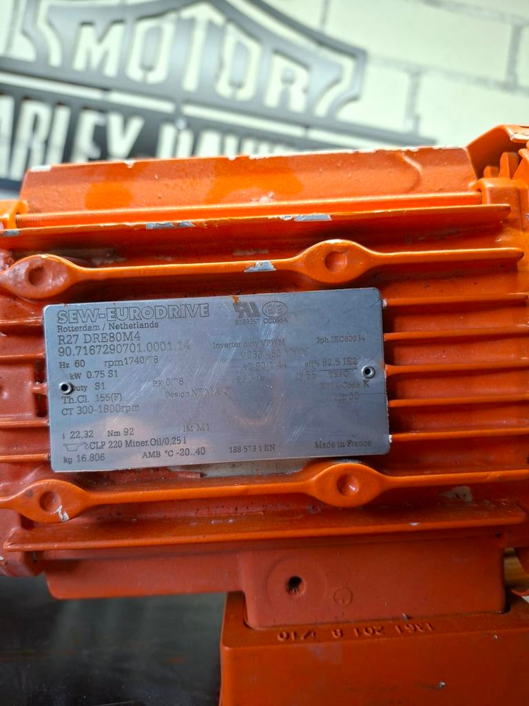 Elektromotor en haakse elektromotor, Ophalen of Verzenden, Elektromotor