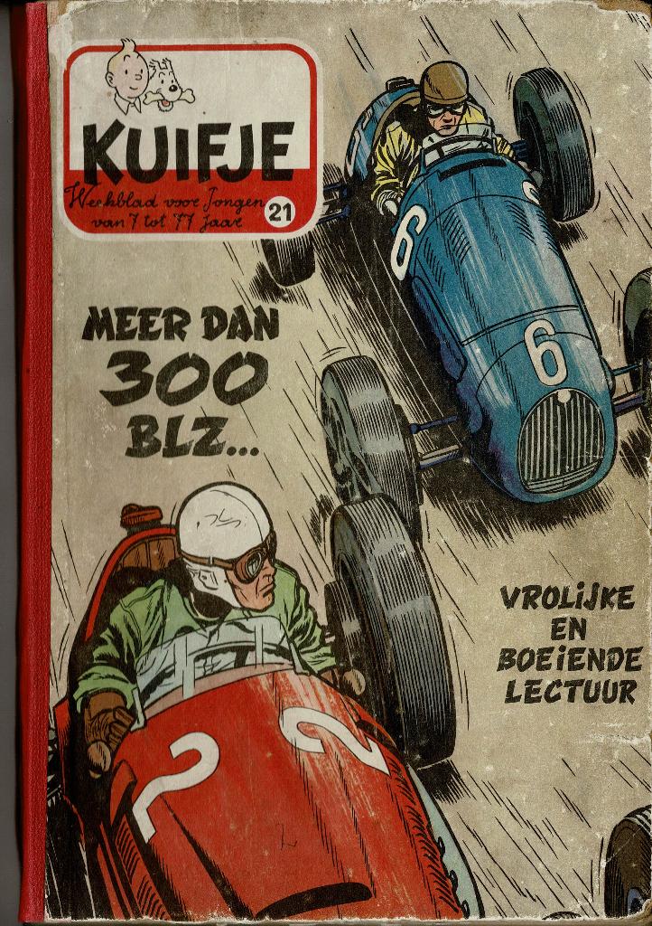 Kuifje verzamelalbum nr. 21 1953  redelijke staat, Gelezen, Diverse, Verzenden, Eén stripboek