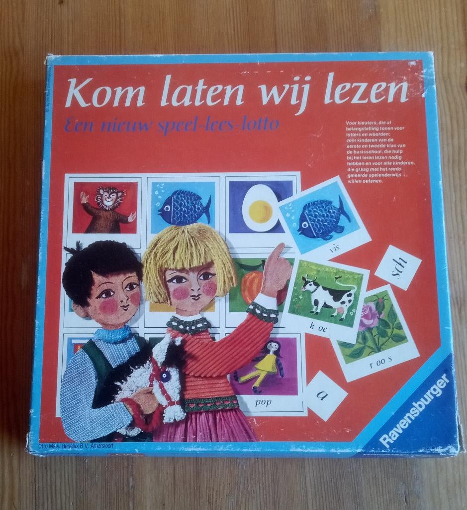 Kom laten we lezen Speel - Lees - Lotto, Kinderen en Baby's, Speelgoed | Educatief en Creatief, Ophalen of Verzenden, Taal en Lezen