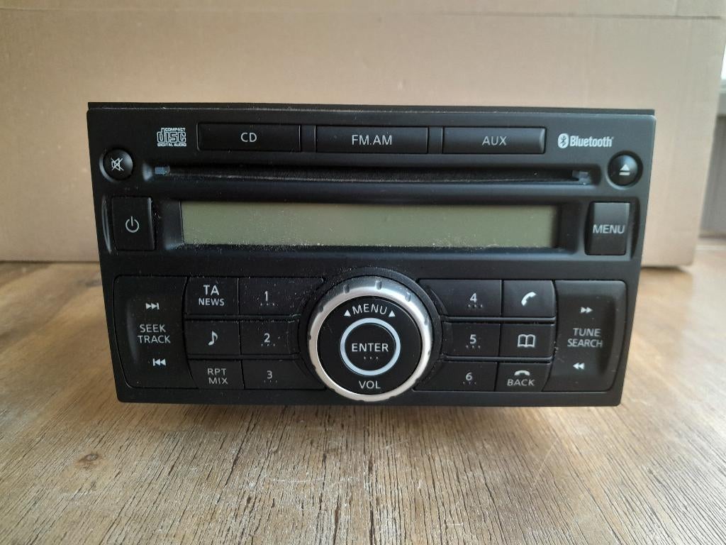 AUTO RADIO / CD - ORIGINEEL NISSAN - voor o.a. NOTE E11, Auto diversen, Autoradio's, Verzenden, Gebruikt