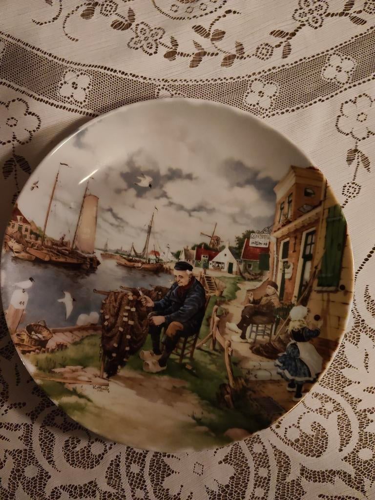 Royal Sphinx wandbord visser aan het net, Ophalen of Verzenden