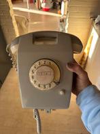 Vintage Telefoon met Draaischijf - Grijs, Ophalen, Gebruikt, 1 handset