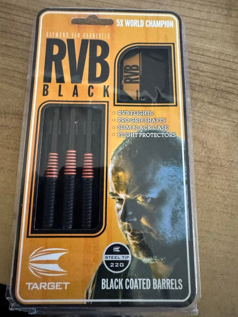 Nieuwe Target RVB Black Darts 22G - Raymond van Barneveld, Target, ., Nieuw, Ophalen of Verzenden