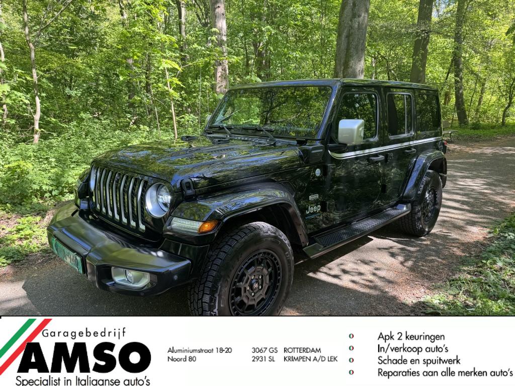Jeep Wrangler Unlimited 2.0 Plug-In Hybr 4xe 380 Irmscher, Auto's, Automaat, Euro 6, 4 cilinders, Cabriolet