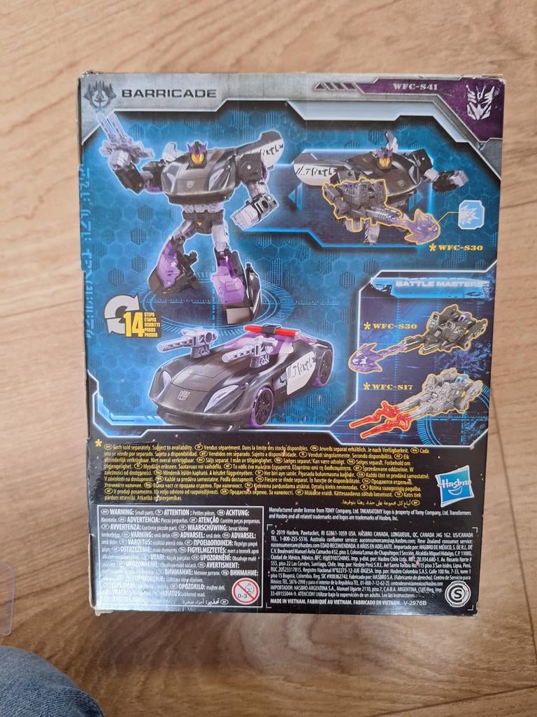 Transformers War for Cybertron Siege Barricade, Ophalen of Verzenden, Zo goed als nieuw