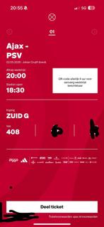 Ajax - psv vak 408 / 2 mei, Eén persoon, Februari