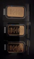 Argor-Heraeus Goudbaren 3 x 50 gram, Postzegels en Munten, Edelmetalen en Baren, Ophalen of Verzenden