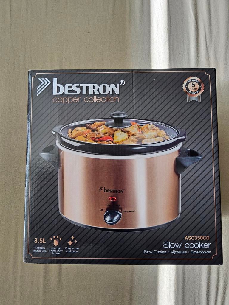Bestron slow cooker, Witgoed en Apparatuur, Slowcookers, Ophalen, Nieuw
