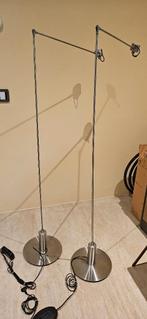 Twee suks staande lamp, spot, Huis en Inrichting, Lampen | Vloerlampen, Ophalen, Gebruikt, Metaal, 150 tot 200 cm