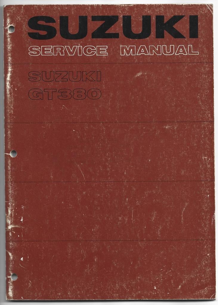 Suzuki GT380 service manual (4733z), Verzenden, Suzuki