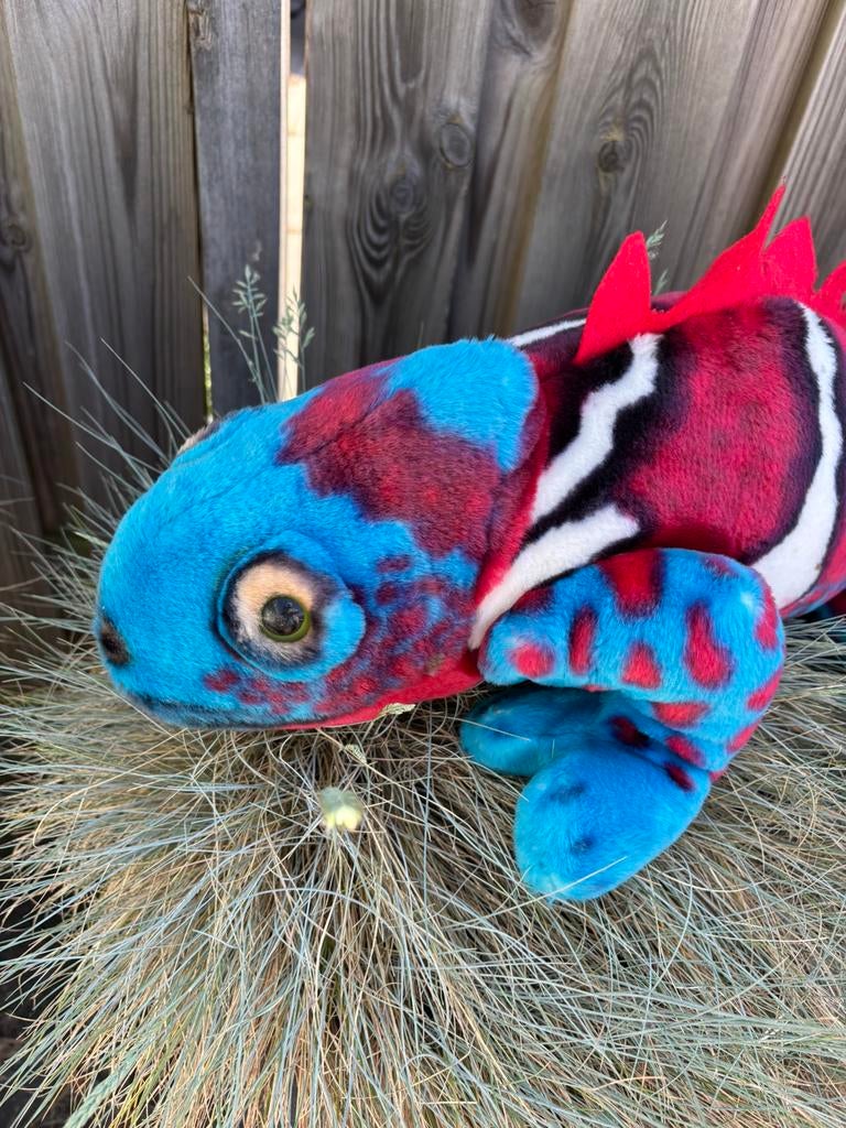 Kameleon grote knuffel plus minus 1 meter, Verzenden, Zo goed als nieuw