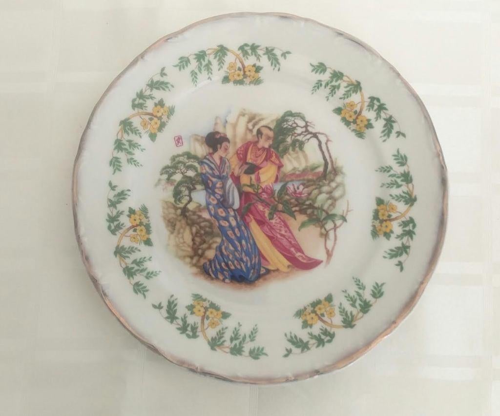 Royal Schwabap Bavaria Japans bord, Ophalen of Verzenden