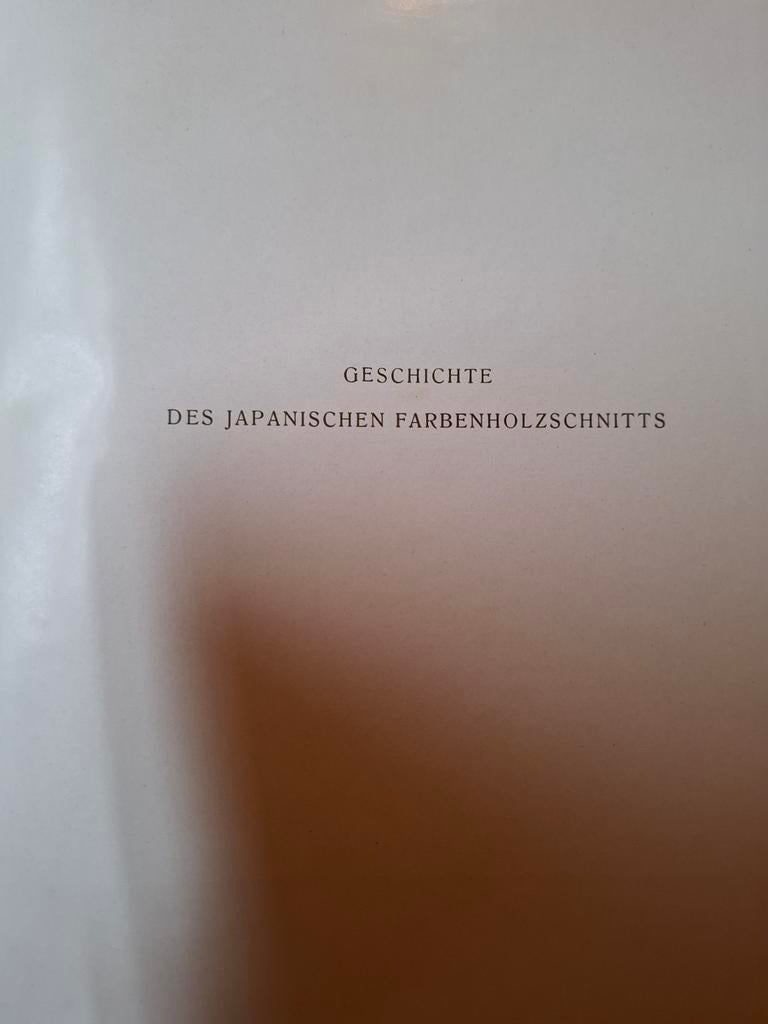 Geschichte des japanischen Farbenholzschnitts, Ophalen of Verzenden