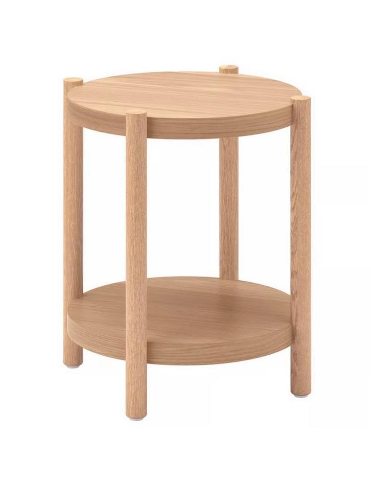Ikea Listerby tafel / bijzettafel, Huis en Inrichting, Tafels | Bijzettafels, Zo goed als nieuw, Rond, 45 tot 60 cm, Minder dan 55 cm