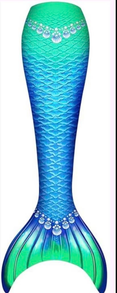 Zeemeermin staart met korting, Jongen of Meisje, One size, Nieuw, Ophalen of Verzenden