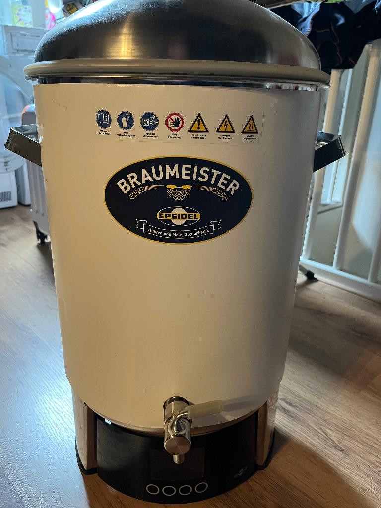 Speidel Brouwmeister elektr. brouwketel + SS 304, 27 liter, Hobby en Vrije tijd, Overige Hobby en Vrije tijd, Ophalen, Zo goed als nieuw
