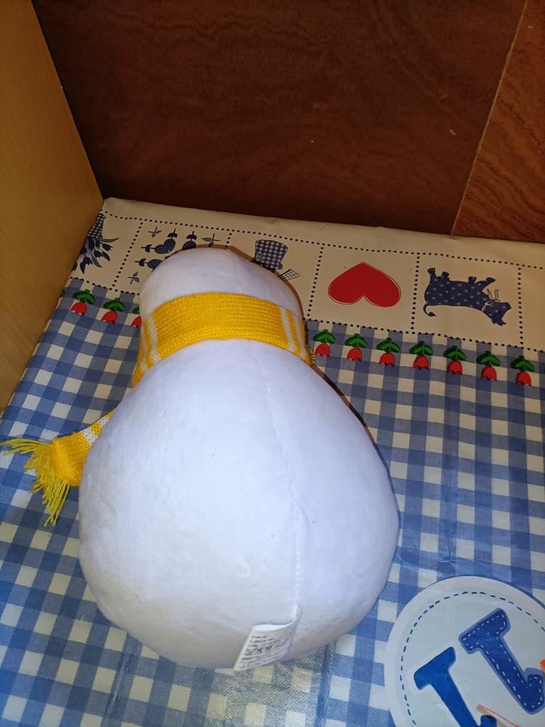 Jumbo supermarkt Wons knuffel sneeuwpop 26 cm, Kinderen en Baby's, Ophalen of Verzenden, Zo goed als nieuw, Overige typen