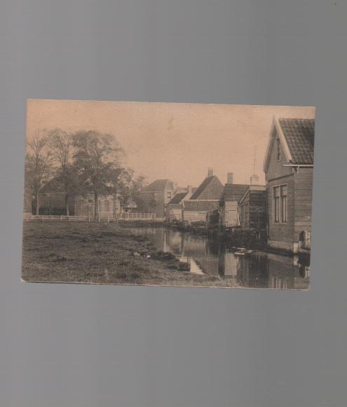Zaandam Westzijde & achterzijde Blauwepad, Ophalen of Verzenden, Voor 1920, Gelopen, Noord-Holland