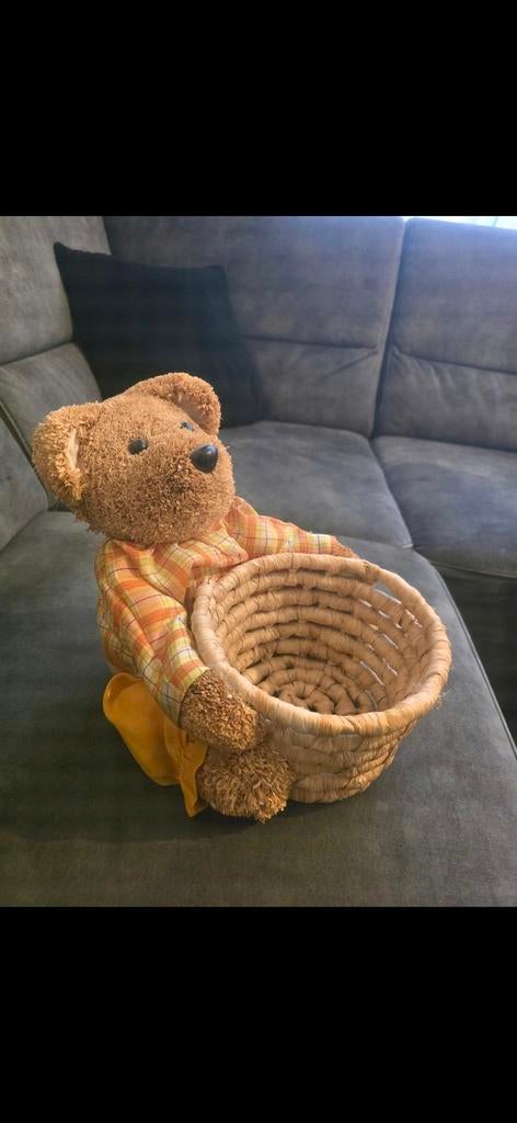 Mand, Ophalen of Verzenden, Rond, Riet