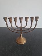 Kleine messing menora, Ophalen of Verzenden, Rond, Overige materialen