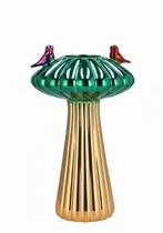 NIEUW !! Prachtige vaas van Daan Kromhout met vogeltjes, Steen, Overige kleuren, Nieuw, Ophalen of Verzenden