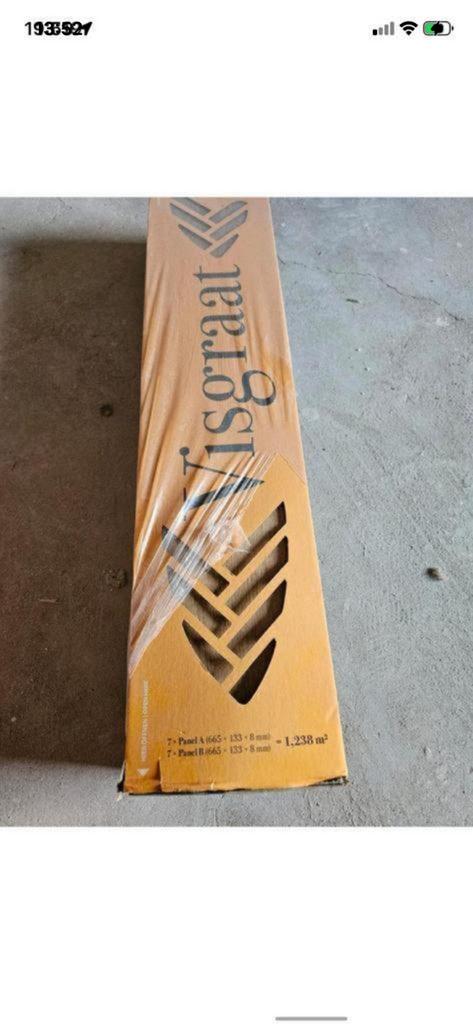 Visgraat laminaat vloer, Huis en Inrichting, Stoffering | Vloerbedekking, Ophalen, Nieuw