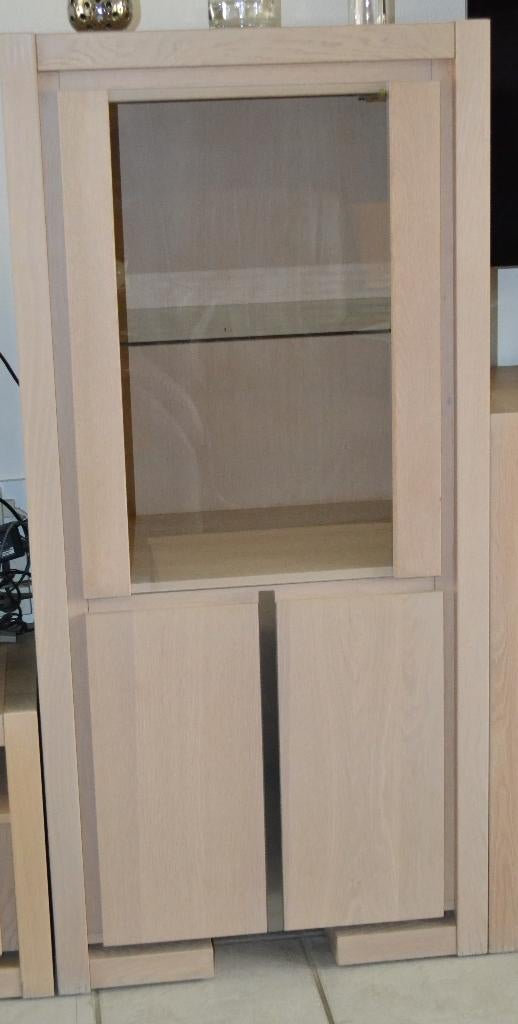 Halfhoge kast, Huis en Inrichting, Kasten | Wandmeubels, Ophalen, 100 tot 150 cm, Eikenhout, Minder dan 150 cm