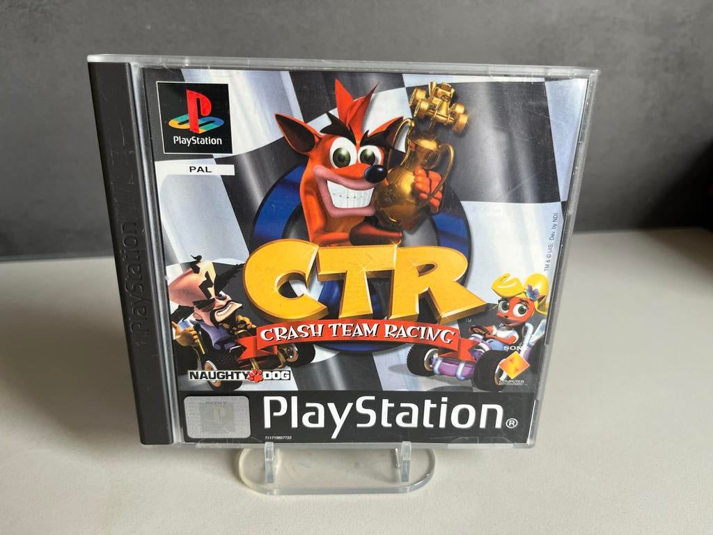 Crash Team Racing (CTR) PlayStation 1 nieuwstaat, Gebruikt, T, Racen en Vliegen, 2 spelers