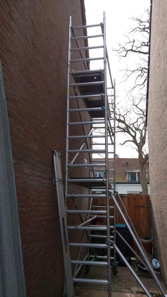 Rolsteiger, Doe-het-zelf en Verbouw, Steigers, Rolsteiger of Kamersteiger, 5 meter of hoger, Ophalen of Verzenden