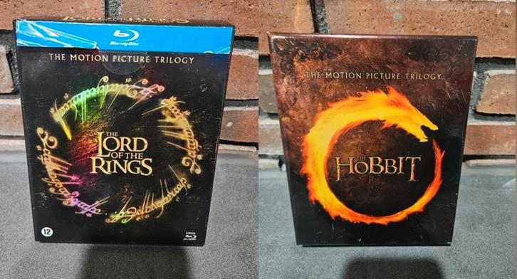 Blu-ray Bundel: The Lord of the Rings + The Hobbit Trilogy, Cd's en Dvd's, Blu-ray, Zo goed als nieuw, Avontuur, Boxset, Ophalen of Verzenden