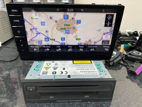 Mib2.5 9.2 scherm discover pro vw golf tiguan passat, Ophalen of Verzenden, Zo goed als nieuw