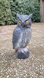 Kunststof uil, Tuin en Terras, Tuinbeelden, Ophalen of Verzenden, Gebruikt, Kunststof, Dierenbeeld