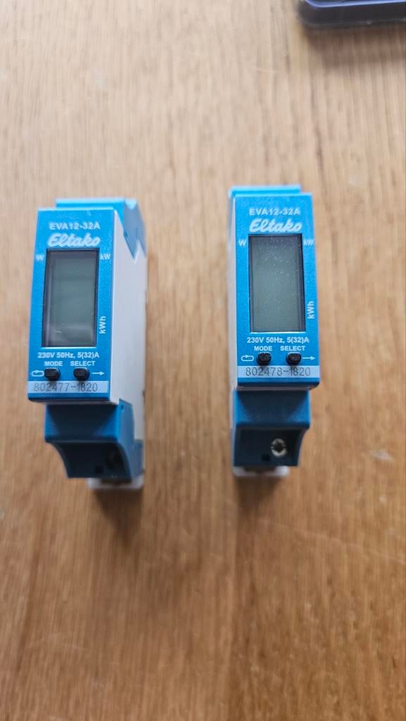 Eltako EVA12-32A kWh meter - Energieverbruiksmeter, Ophalen of Verzenden, Zo goed als nieuw, Overige typen
