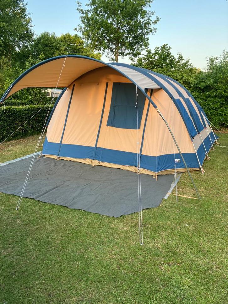 6 persoons vrijbuiter tent, Caravans en Kamperen, Tenten, tot en met 6, Gebruikt, Ophalen